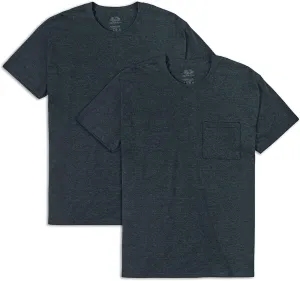 Fruit of the Loom Men's Crew Tee Undershirts, Moisture Wicking & Tag Free, Also Available in Big & Tall