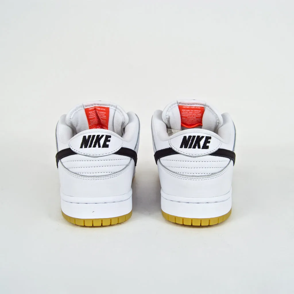 Nike SB - Dunk Low Pro Orange Label ISO Shoes - White / Black / Gum